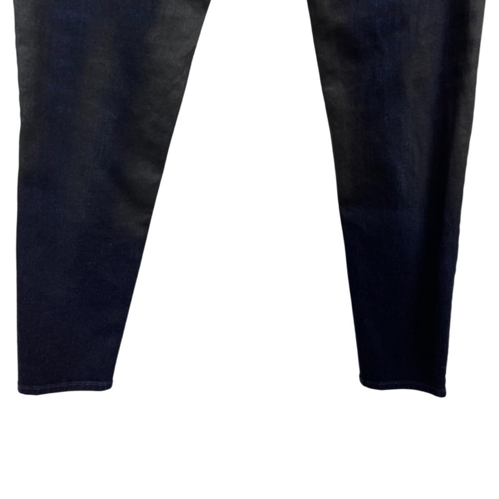 DL1961 Florence Instasculpt Boiler Skinny Black Metallic/Blue Jean Hybrid 28 - Picture 4 of 11